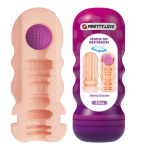 PRETTY LOVE - Alisa Vacuum Cup Masturbator With Red Sucker Ball